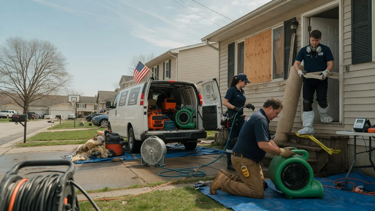 Water Damage Restoration in Follett, TX near me